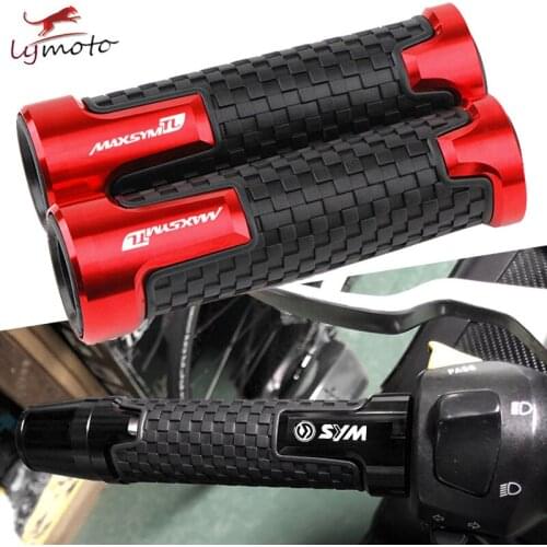 TG-Motor New With Logo Handlebar Grips For SYM MAXSYM 400 400i 600 600i MAXSYM TL500 7/8''22mm Motorcycle Handle Bar Grip Parts