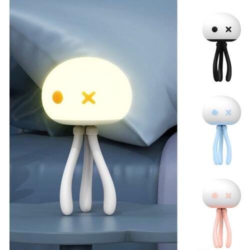 Smart Jellyfish Night Light Flexible Children Bedtime Toy Multifunctional Adjustable Light for Bedroom ALS88