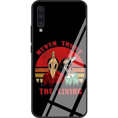 Vintage Never trust living creepy Goth Case For Samsung A72 A71 A51 A31 A40 A50 A70 A20e A21S A12 A32 A52 Tempered Glass Cover