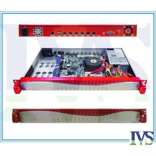 Upscale Al front-panel 1U 6 GbE Lans router / firewall server VOIP system