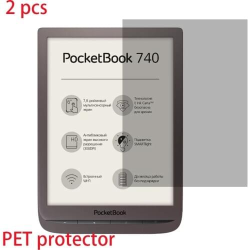 2PCS 7.8 inch Film screen display Protector For PocketBook InkPad 3 740 PB740 PB740-X-CIS Ebook reader Ereader