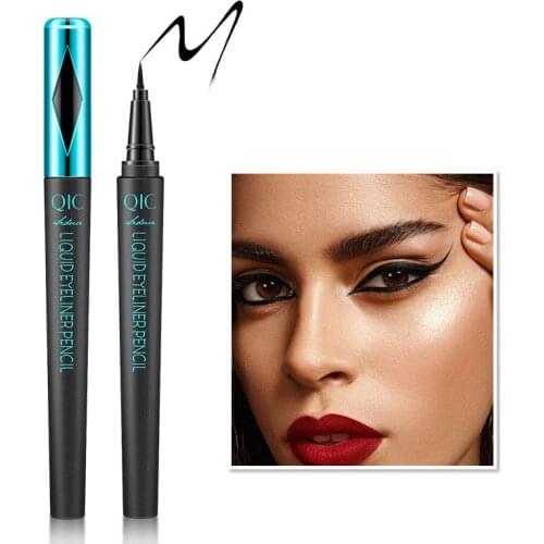 Liquid Eyeliner Stamp Pen not Smudged Rarely Fine Waterproof Long Lasting Innovative Eye Makeup Eye Liner Pencil Cosmetics
