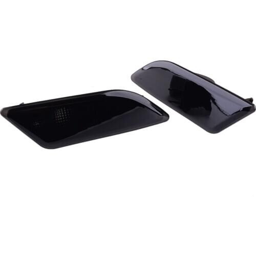 1 Pair Car Smoked LED Side Marker Light Indicator ABS Fit for Mercedes W204 C250 C300 C350 C63 AMG 2012 2013 2014