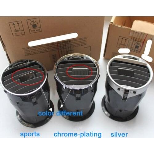 Air Conditioning Outlet Chrome Plated Air Conditioning Vent for Volkswagen LAVIDA 2008-2011 Instrument Panel
