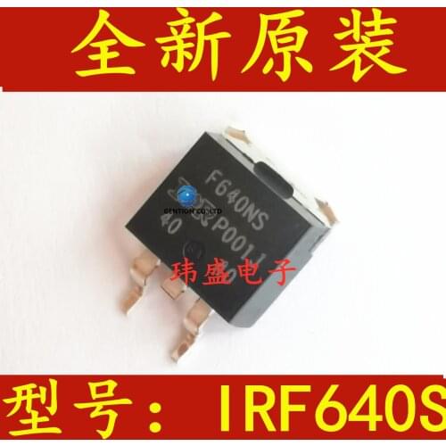 10PCS IRF640S IRF640NS TO-263 18A 200V field effect tube in stock 100% new and original