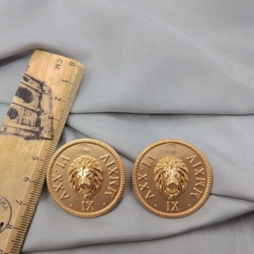 2020 Special Offer Brinco Aros And American Jewelry Earrings Personality Temperament Retro Versatile Fashion For Lion Girl D59