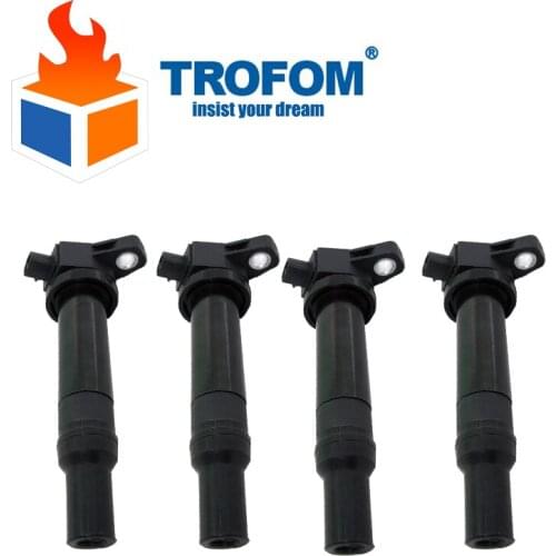 4 PCS Auto Ignition Coil For KIA RIO Rio5 Hyundai Accent 1.6L 27301-26640 2730126640 UF-499 UF499 5C1586 E999 52-1841 1788290