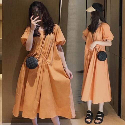 6633# Maternity Summer Dress Fashion Loose Western Style Maternity Freaky Summer Dress Pictures Processed