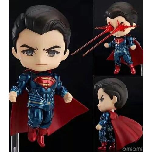 Anime Cute Super Man in Batman v Superman : Dawn of Justice 10cm Action Figure Toys