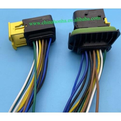 Free shipping 1-1564520-1 12-hole new energy connector male and female waterproof harness connector wire harness 1-1703639-1
