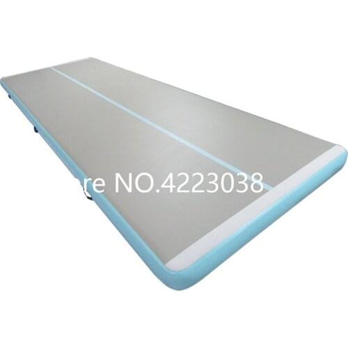 Free Shipping 4x1x0.2m Inflatable Gymnastics Mat Air Track Taekwondo Floor Tumbling Mat Martial Arts Training Air Cushion