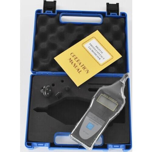 Digital tachometer DT-2858 is used to determine the speed, linear speed or frequency of the motor
