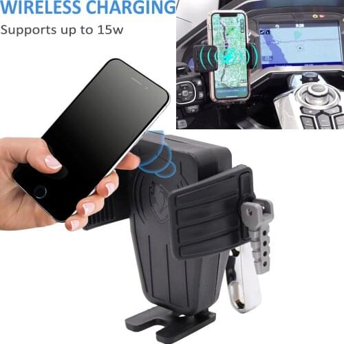 For HONDA Gold Wing GL 1800 GL1800 F6B DCT 2018 2019 2020 2021 GPS Phone Holder Wireless Charging Navigation Support Bracket