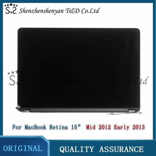 Brand New 15'' Retina display A1398 laptop Screen Assembly for apple Macbook Pro 2012/Early 2013 Year A1398 LCD assembly