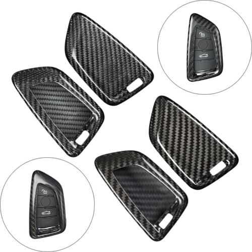 For BMW X1 F48 X5 F15 X6 F165 F45 G11 G12 G30 X-Series Carbon Fiber Car Remote Key Shell Cover Housing Replacement
