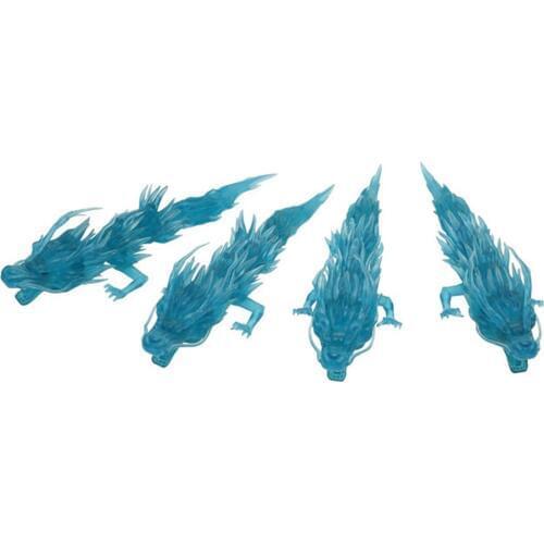4Pcs Dragon Special Effect Decoration Dragon Model For General Scale Model Shiryu Mount Lu Rise Dragon Action Figures Accessy