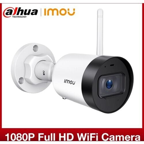 Dahua IMOU WiFi 1080P HD Bullet Lite Camera Support H.265 IR30m SD card IP67 Weatherproof Built-in Mic Mini CCTV security webcam
