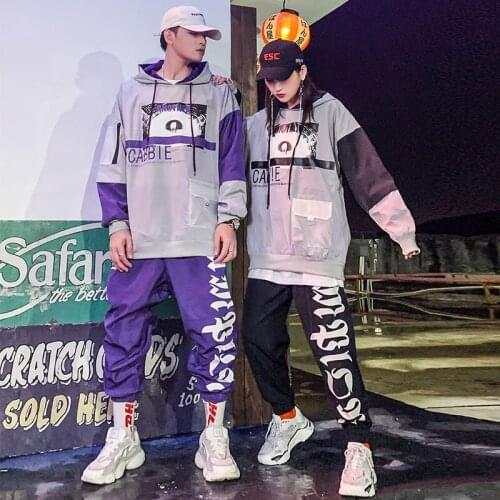 Tracksuit Mens Summer Sets Casual Hip Hop Suit Male Couple Sweatpants Fashion Male 2 Piece Set Clothes Hooded Loose Couple Suit