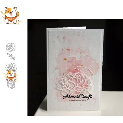 Flower Plant Metal Cutting Dies Scrapbooking Stencil For DIY Paper Card Decorative Embossing Die Cut Craft Dies New 2019