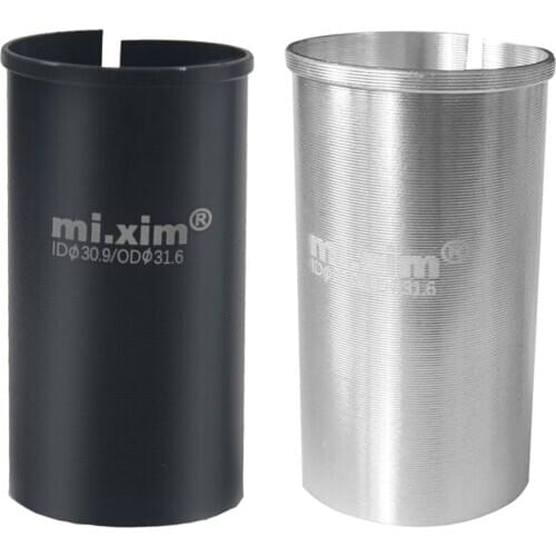 Bike Seatpost Sleeve Shim 30.9mm to 31.6mm Size Convert Conversion Shim Bushing