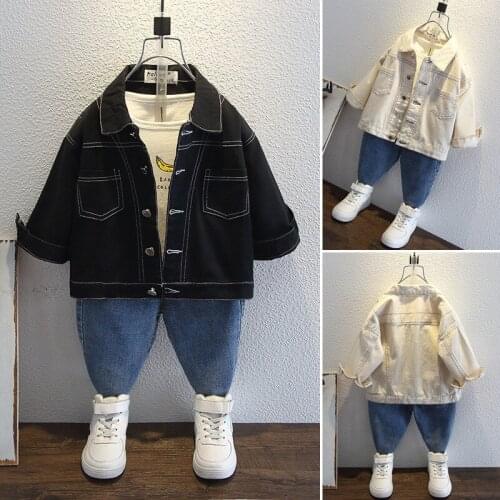 Soft Spring Autumn Coat Outerwear Top Children Clothes Kids Costume Teenage Formal Home Outdoor Boy Clothing High Quality