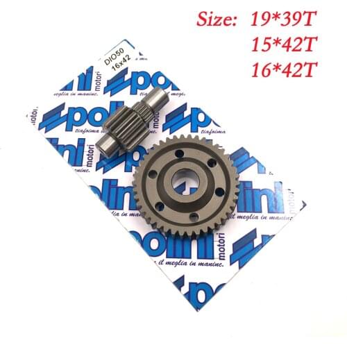 Performance Racing Transmission Gear Set 19x39T 15x42T 16x42T for honda DIO ZX 50 AF18 AF28 AF34 AF35 Scooter