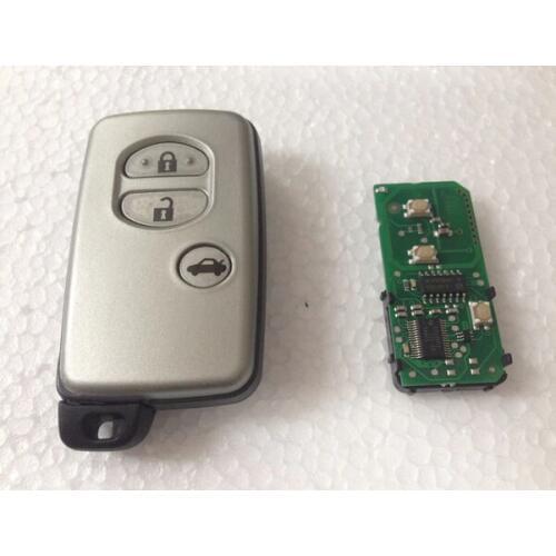 3 Buttons Smart Remote Key For Toyota Camry Reiz Pardo 434Mhz ID71 Chip With Toy48 Key Blade(0140-WD03 WD04) 2005-2008 Year
