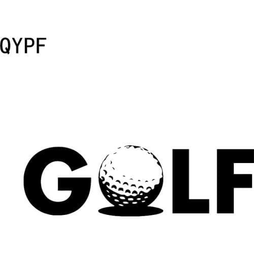 QYPF 16.6*5.1CM Coolest Fitness Sport Golf Decor Car Sticker Vinyl Bumper Window Decals C16-1510
