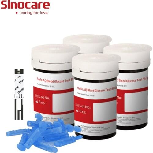 Sinocare Safe AQ Smart Blood Glucose Test Strips ( for Safe AQ Smart, Safe AQ Voice only)