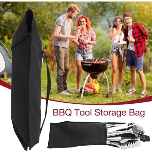 BBQ Tool Storage Bag Hardware Tool Case Lightweight Holder Pouch Handbag Shoulder Bag Barbecue Accessories Carrying Pouch