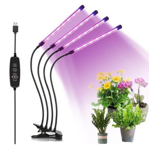 Phytolamp for Plants LED Grow Light USB Phyto Lamp Full Spectrum Grow Lights with Control for Plants Seedlings