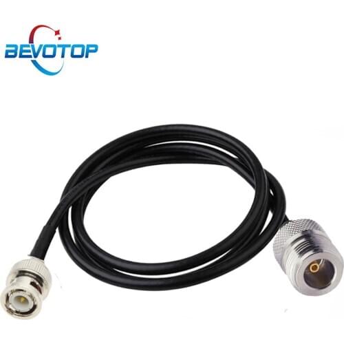RF Extension Cable RG58 BNC Male to N Type Female Bulkhead Jack Connector WiFi Antenna Jumper Pigtail Coaxial Cable