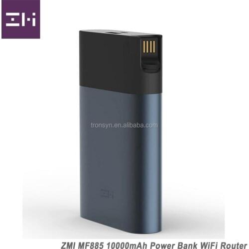 ZMI MF885 3G 4G Power Bank WiFi Router With 10000mAh Battery And Support QC2.0 Fast Charge