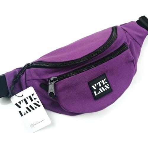 Unisex Waterproof Colorful Shoulder and Waist - Belt Bag Purple