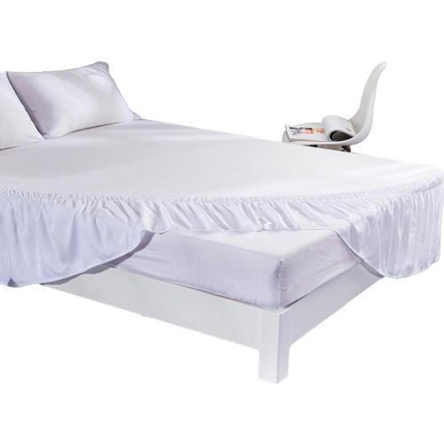 11 bed skirt polyester comfortable soft and breathable home hotel multi-color bed cover elastic with ruffled bed skirt