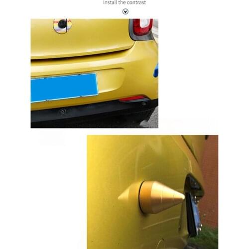 Rear Bumper Spike Guards Protector For Benz SMART Fortwo ED 451 2009-2014