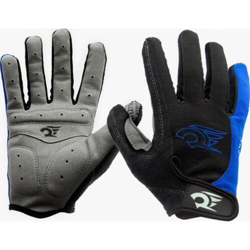 Winter Full Finger Anti-skid Cycling Gloves Thermal Fleece Road Bike Mountain Bike Gloves Breathable Windproof Bicycle Glove