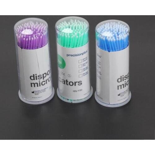 100pcs/pack Disposable Cotton Swab Eyelash Extension Micro Individual Applicators Home Mascara Brush Cotton Soft Swab