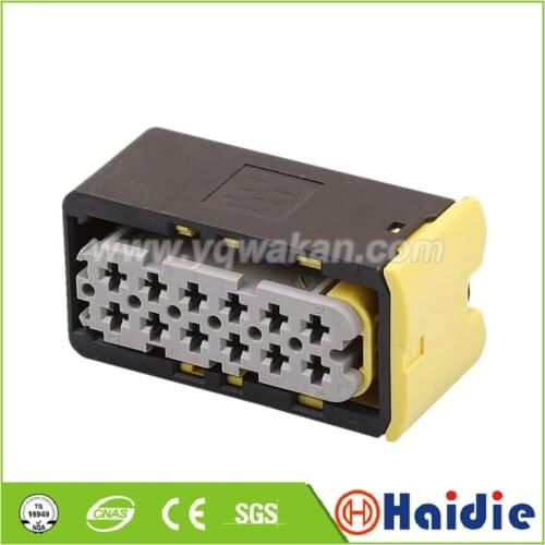 2sets 12pin auto wiring harness plug cable electric plug connector 2-1670901-1