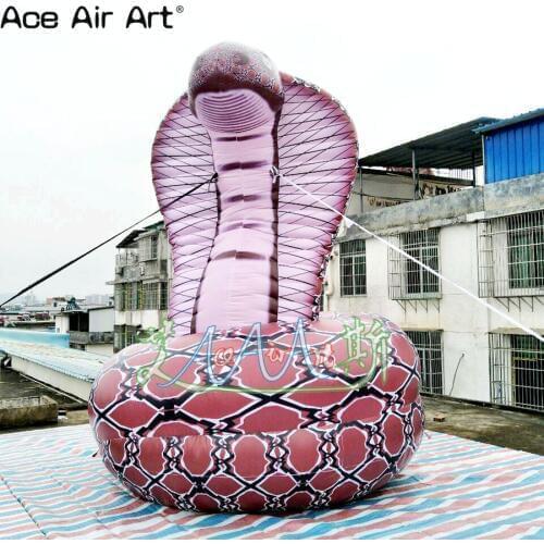 2019 Hot sale giant inflatable snake,inflatable cobras model for event advertising