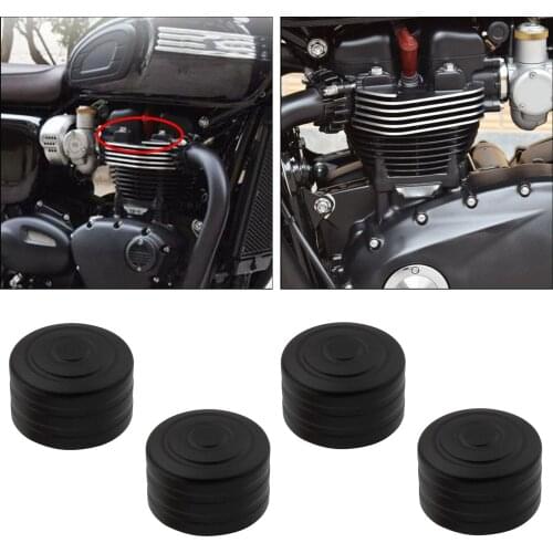 4Pcs/Set Spark Plug Head Bolts Caps Fit for T120 T120 For -Street Scrambler