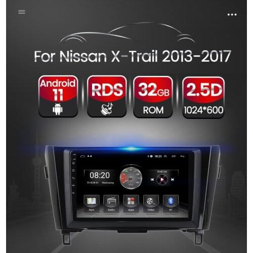 Android 11 Car GPS Multimedia Radio Stereo Player For Nissan X-Trail XTrail T32 Qashqai J11 T31 J10 2013 2014 2015 2016 2017