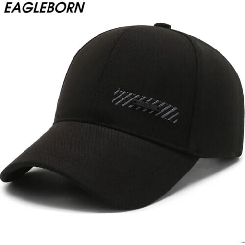 EAGLEBORN New High Quality Men Baseball Caps Exquisite Dad Hat Uncle Grandpa Black Blue Baseball Hat for Men Cap Husband Gifts