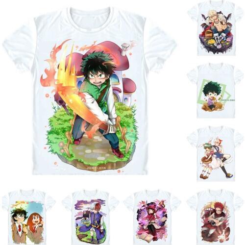 Coolprint Anime Shirt My Hero Academia 3 T-Shirts Multi-style Short Sleeve Boku no Hero Academia Cosplay Ochako Uraraka Shirts