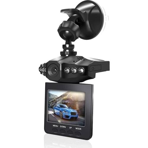 Spot 6 LED HD Car Camera DVR Video Recorder Night Vision Cyclic Recording TFT Screen Car Styling