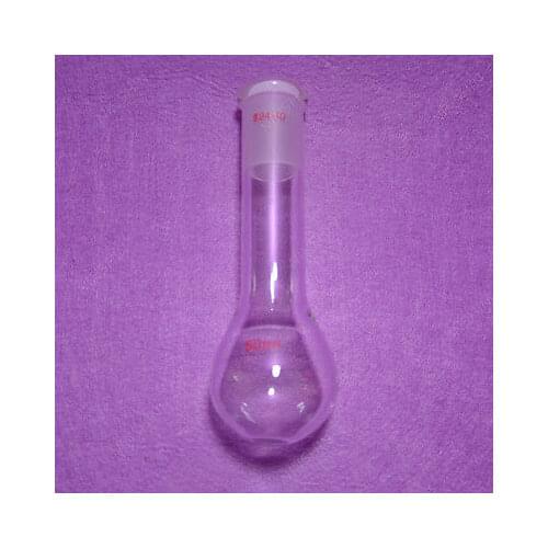 Kjeldahl Flask,Long Neck Flask,50ML,24/40,Lab Glass Pyriform Flask