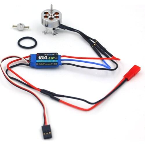 FATJAY RC hobby power system combo motor and ESC 16 grams brushless outrunner 2211 1100KV 1300KV 1700KV 2300KV 3000KV 10A ESC