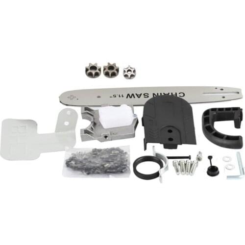 11.5 Inch M10/M14/M16 Chainsaw Bracket Changed Upgrade Electric Saw Parts Angle Grinder Into Chain Saw Mini Saw