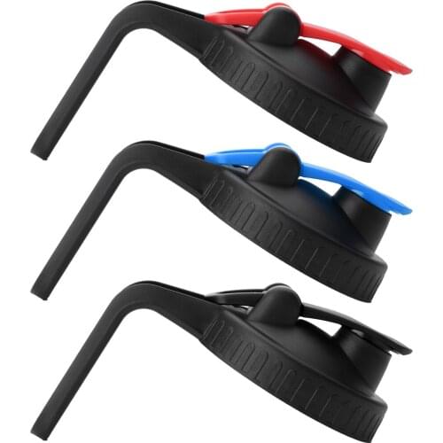 1Pc Mason Jar Flip Cap Portable Airtight Leak-Proof Seal Spout Lid with Handle Durable Wide Mouth Storage Cover Jars Accessories