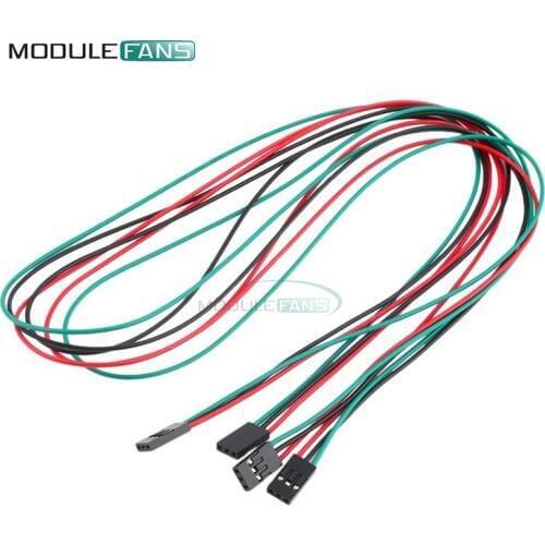 0.7M 70cm 3Pin Cable Set Female TO Female Jumper Wire For Arduino 3D Printer Reprap